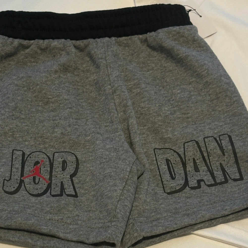 Jordan White and Gray Toddler Set